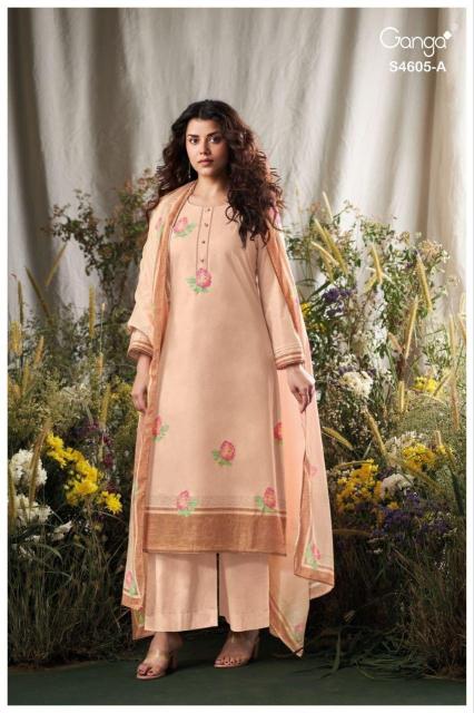 Ganga erixa 4605 dress materials wholesale amazon